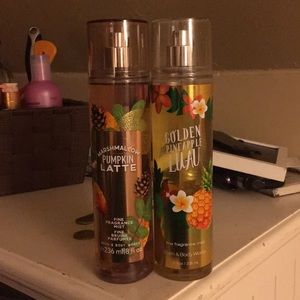 Perfumes: brand is “Bath and Body Works”